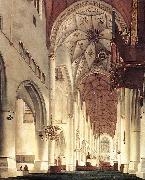 Pieter Jansz Saenredam Interior of the Church of St Bavo in Haarlem USA oil painting artist